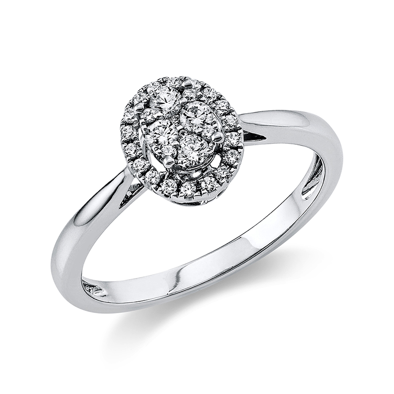 Pure! Diamonds Jewelry - Solitairering 18 KT