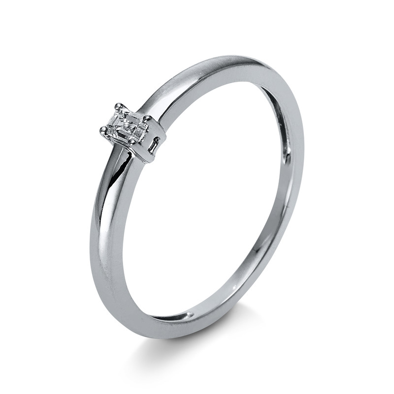 Pure! Diamonds Jewelry - Anello solitarioio 14 kt