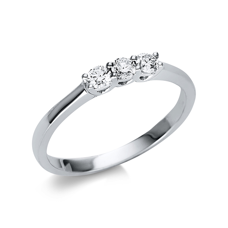 Pure! Diamonds Jewelry - Anello solitarioio 18 kt