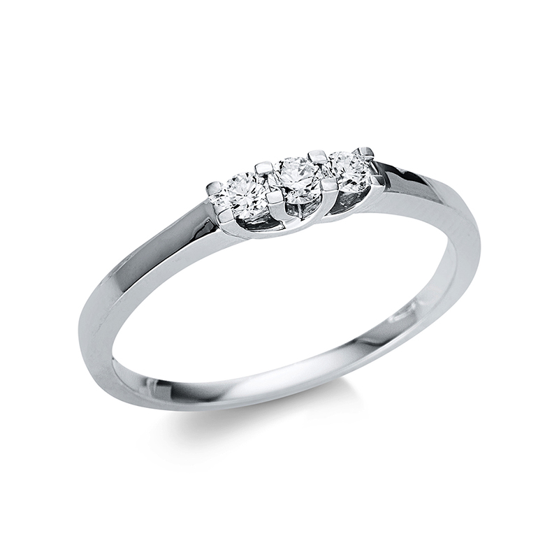 Pure! Diamonds Jewelry - Anillo solitario 18 kt