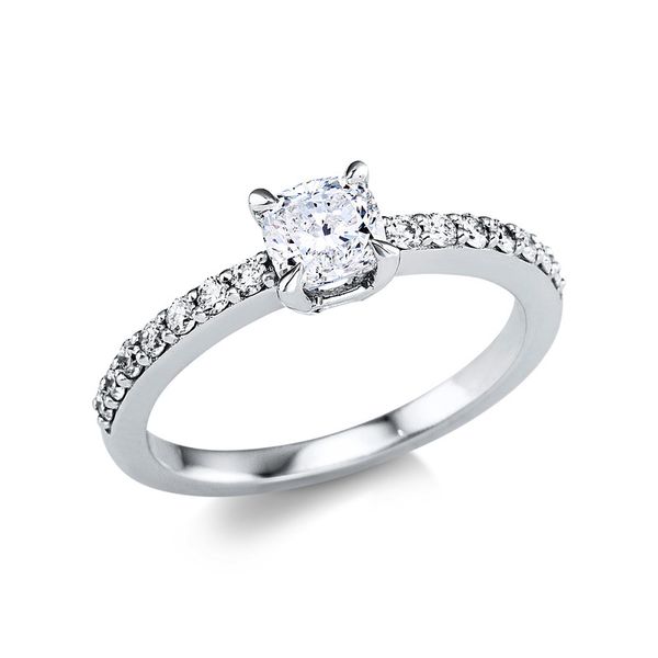 Pure! Diamonds Jewelry - Anillo solitario 4 plazas madder 18 kt Pure! Diamonds Jewelry - Anillo solitario 4 plazas madder 18 kt