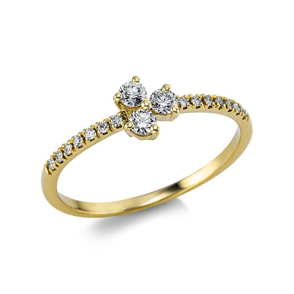 Pure! Diamonds Jewelry - Solitairering 18 kt