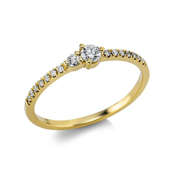 Pure! Diamonds Jewelry - Solitairering 18 kt