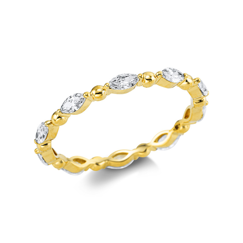 Pure! Diamonds Jewelry - Anneau solitaire 18 kt