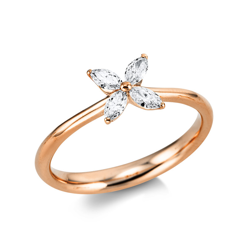 Pure! Diamonds Jewelry - Solitairring 18 kt