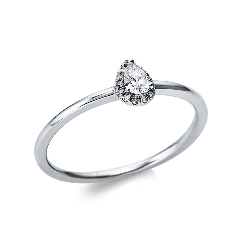 Pure! Diamonds Jewelry - Anillo solitario 18 kt