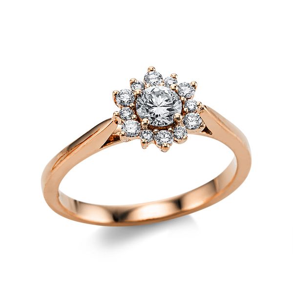 Pure! Diamonds Jewelry - Solitairering 18 kt