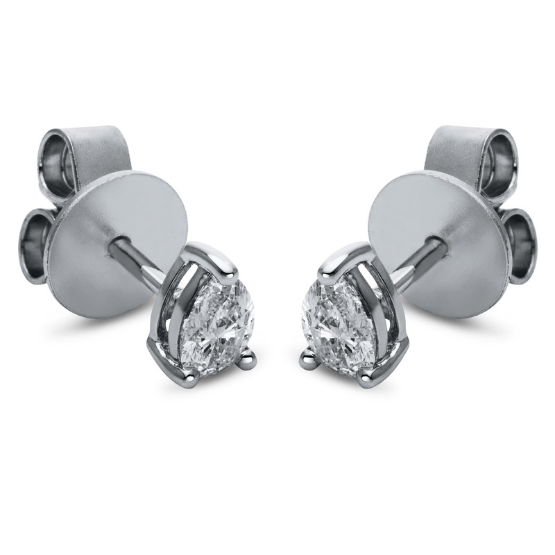 Pure! Diamonds Jewelry - Earstecker 3 -Series Krappe 18 KT