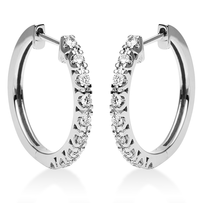 Pure! Diamonds Jewelry - Creolen 18 kt