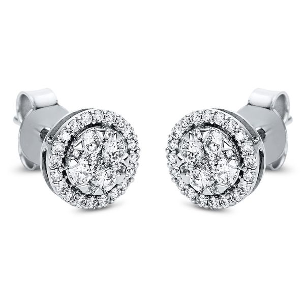 Pure! Diamonds Jewelry - Orecchini a perno 18 kt