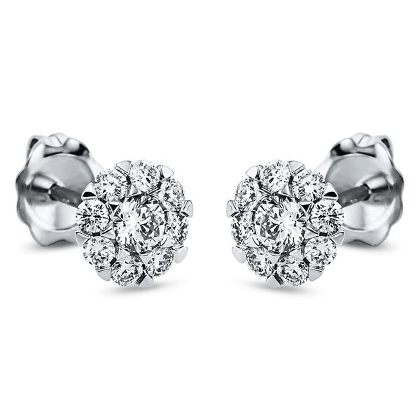 Pure! Diamonds Jewelry - Orecchini a perno 18 kt
