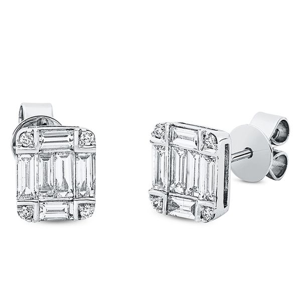 Pure! Diamonds Jewelry - Orecchini a perno 18 kt
