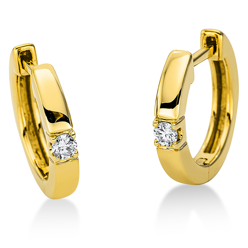 Pure! Diamonds Jewelry - Creolen 18 kt