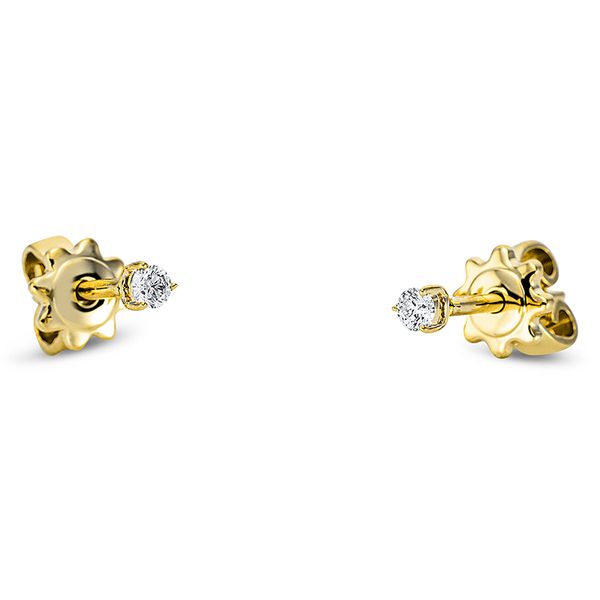 Pure! Diamonds Jewelry - Orecchinoa perno 3er la polvere 18 kt