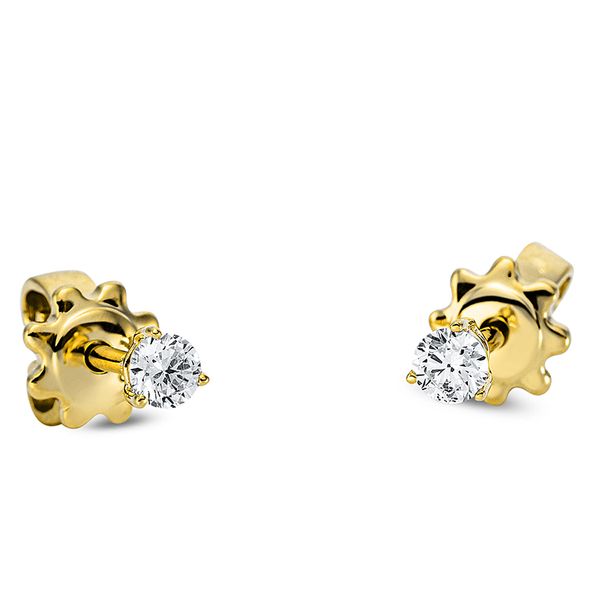 Pure! Diamonds Jewelry - Oorbellen 3-zits madder 18 kt Pure! Diamonds Jewelry - Oorbellen 3-zits madder 18 kt