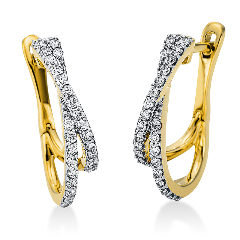 Pure! Diamonds Jewelry - Creolen 18 kt