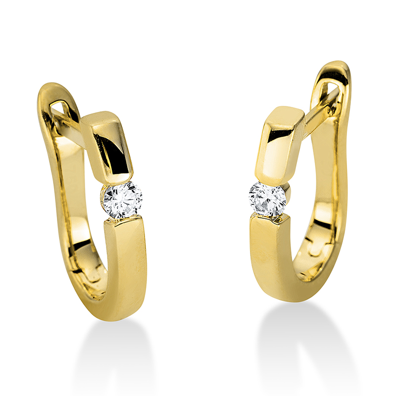 Pure! Diamonds Jewelry - Creolen 18 kt