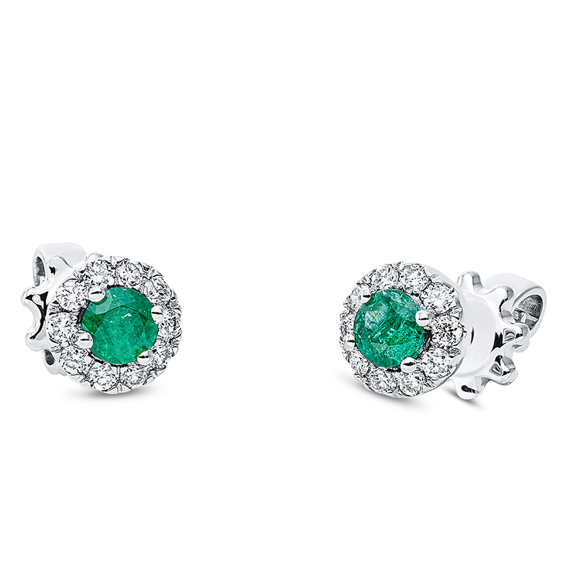 Pure! Diamonds Jewelry - Pendientes 4 plazas madder 18 kt