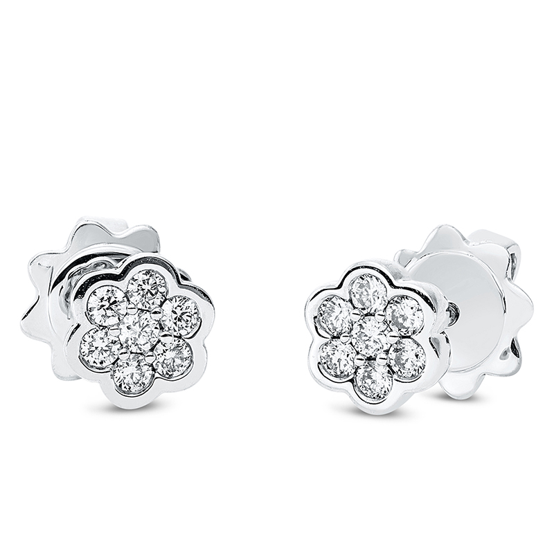 Pure! Diamonds Jewelry - Pendientes 18 kt