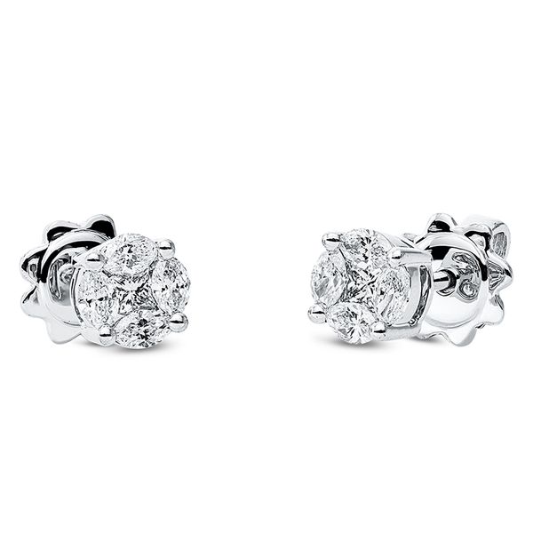 Pure! Diamonds Jewelry - Orecchini a perno 18 kt