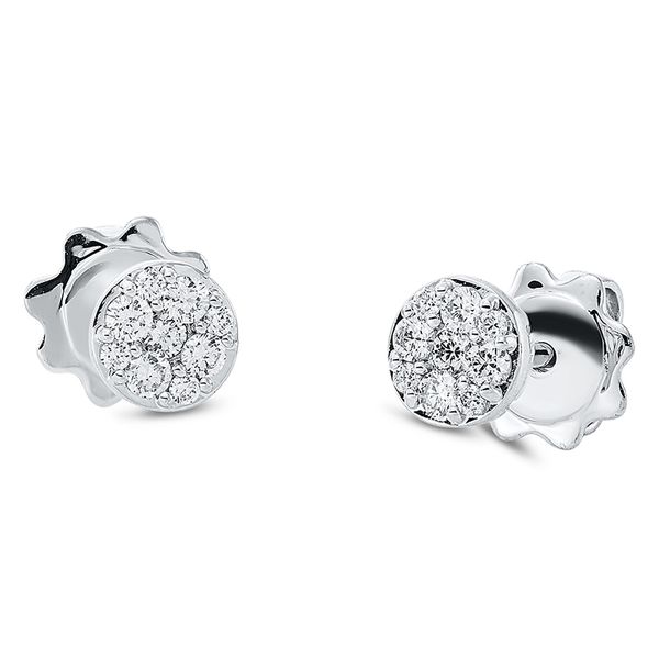 Pure! Diamonds Jewelry - Orecchini a perno 18 kt