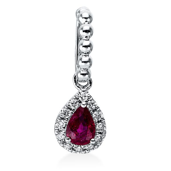 Pure! Diamonds Jewelry - Collana di pietre colorate 3er madder 18 kt , con occhiello