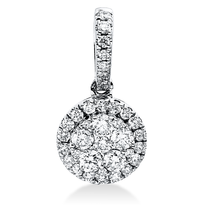 Pure! Diamonds Jewelry - Diamanten halsketting 18kt, met oogje