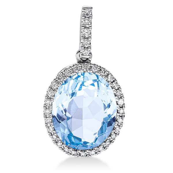 Pure! Diamonds Jewelry - Gekleurde stenen ketting 18kt, met oogje Pure! Diamonds Jewelry - Gekleurde stenen ketting 18kt, met oogje