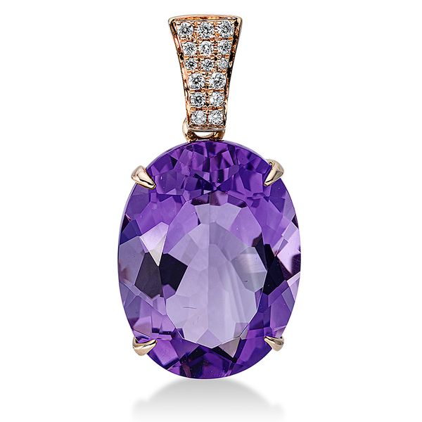 Pure! Diamonds Jewelry - Collana pietre colorate 4 griffe 18 kt, con occhiello Pure! Diamonds Jewelry - Collana pietre colorate 4 griffe 18 kt, con occhiello