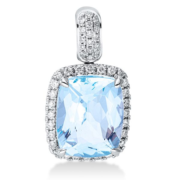 Pure! Diamonds Jewelry - Collana pietre colorate 4 griffe 18 kt, con occhiello