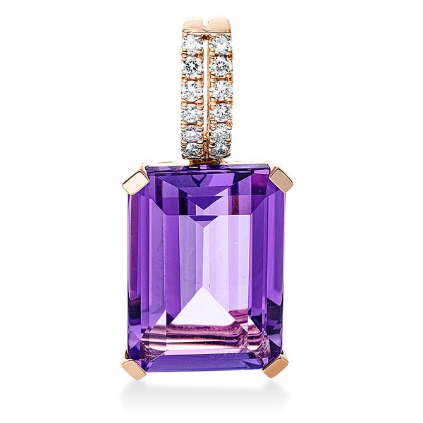 Pure! Diamonds Jewelry - Collana pietre colorate 4 griffe 18 kt, con occhiello Pure! Diamonds Jewelry - Collana pietre colorate 4 griffe 18 kt, con occhiello