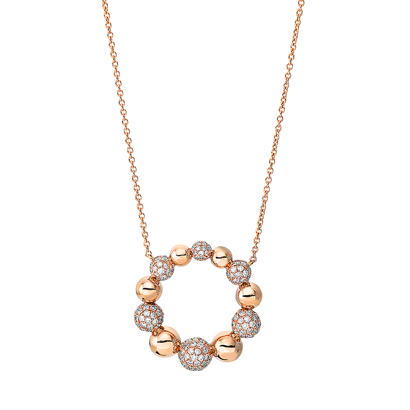 Pure! Diamonds Jewelry - Collana 18 kt "palline"