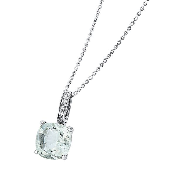 Pure! Diamonds Jewelry - Collier 4er la polvere 18 kt, con occhiello Pure! Diamonds Jewelry - Collier 4er la polvere 18 kt, con occhiello