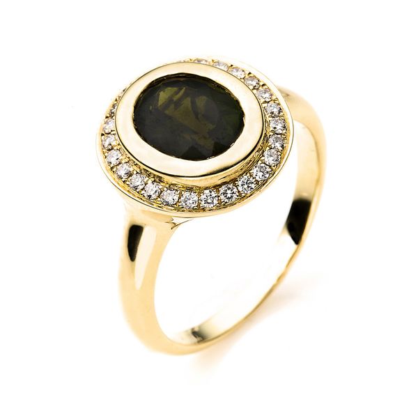 Pure! Diamonds Jewelry - Farbeinring 18 KT