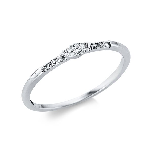 Pure! Diamonds Jewelry - Solitairering 2er-Krappe 18 kt