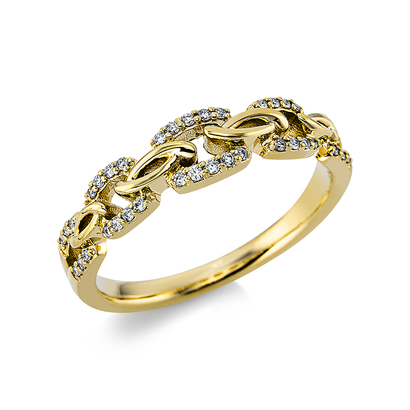 Pure! Diamonds Jewelry - Solitairering 18 kt