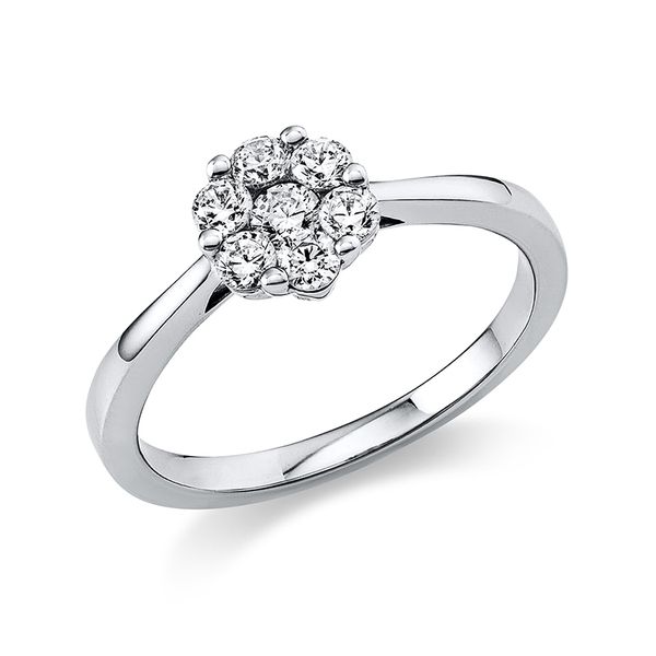 Pure! Diamonds Jewelry - Anillo solitario 950 Platino Pure! Diamonds Jewelry - Anillo solitario 950 Platino