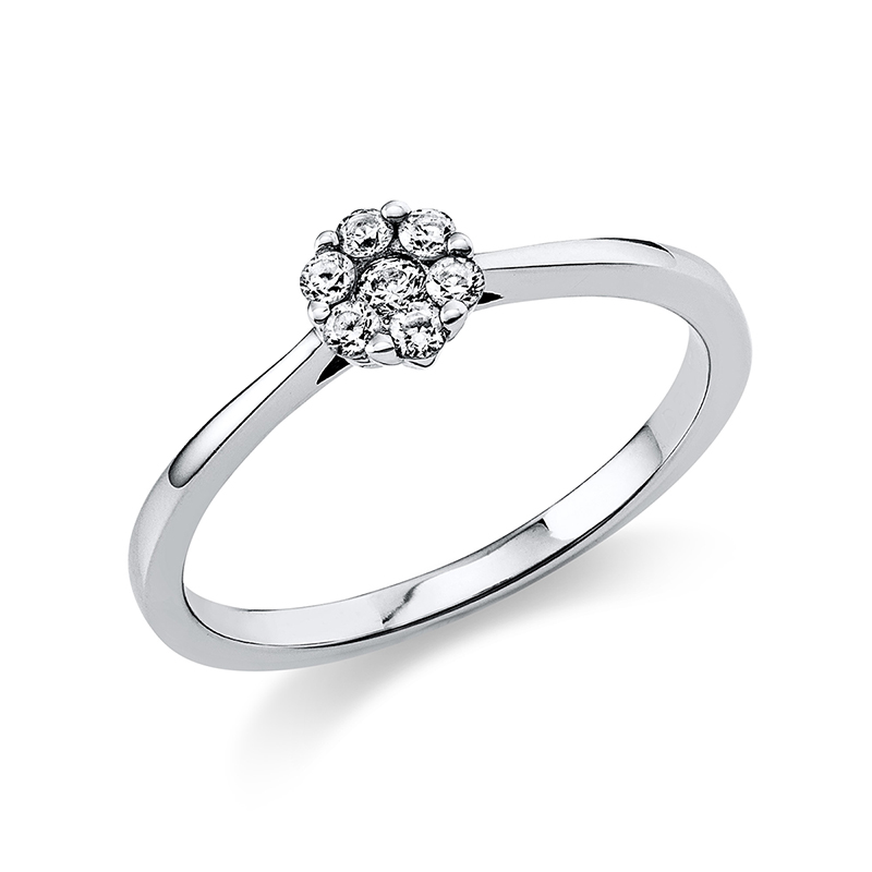 Pure! Diamonds Jewelry - Solitairering 18 kt