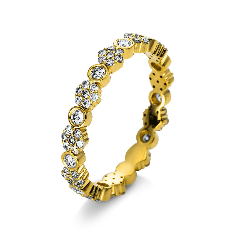 Pure! Diamonds Jewelry - Anillo solitario 18 kt