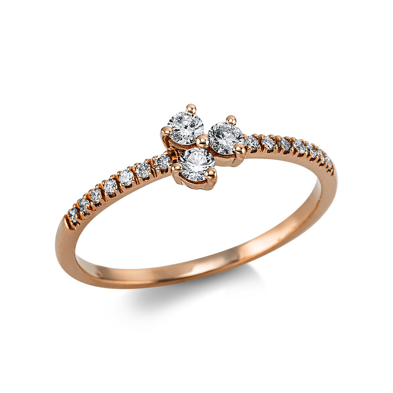 Pure! Diamonds Jewelry - Solitairering 18 kt