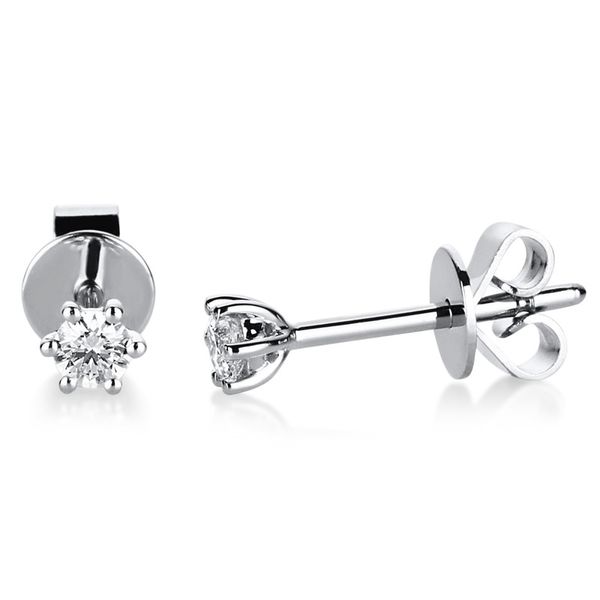 Pure! Diamonds Jewelry - Orecchinoa perno 6er la polvere 18 kt Pure! Diamonds Jewelry - Orecchinoa perno 6er la polvere 18 kt