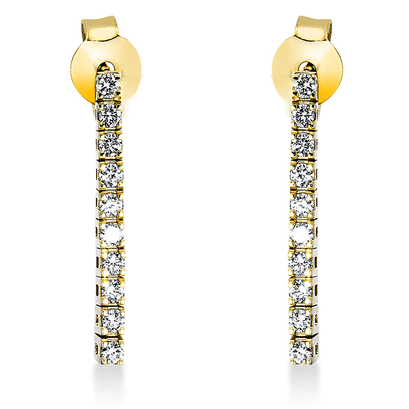 Pure! Diamonds Jewelry - earrings ZAE 18 KT