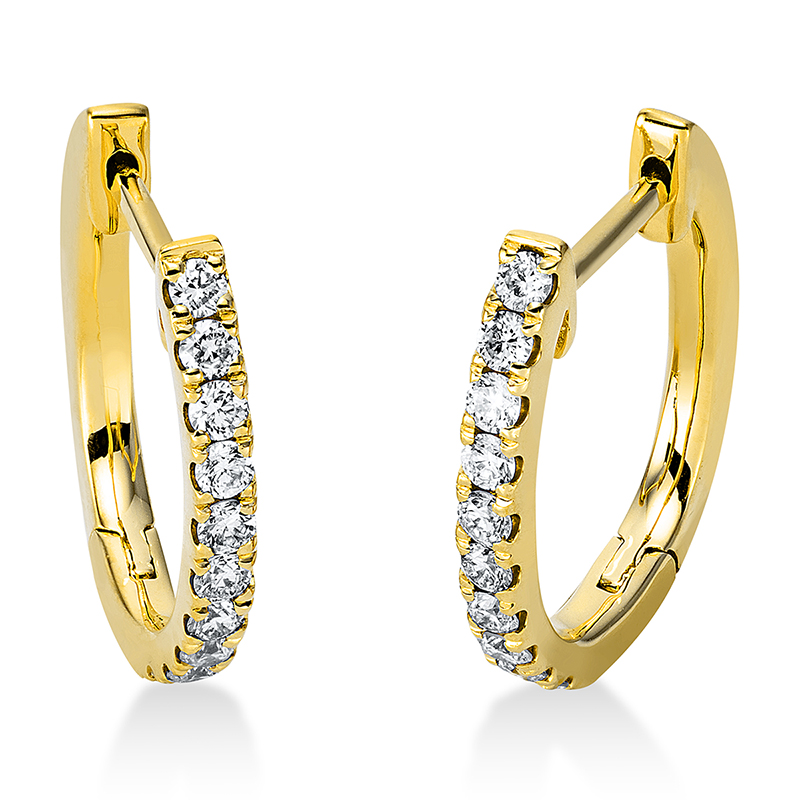 Pure! Diamonds Jewelry - Creolen 18 KT Pure! Diamonds Jewelry - Creolen 18 KT