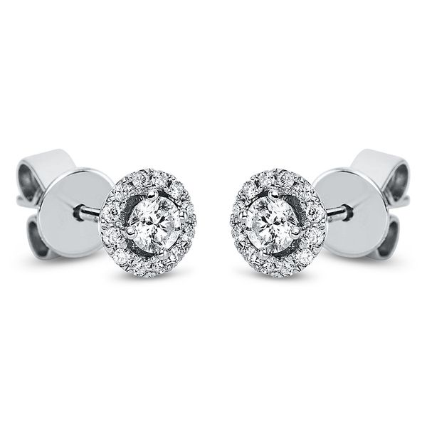 Pure! Diamonds Jewelry - Orecchinoa perno 4er la polvere 18 kt