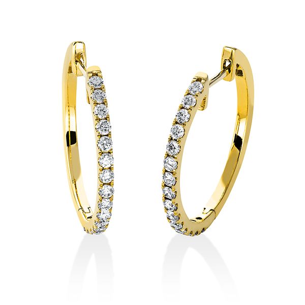 Pure! Diamonds Jewelry - Boucles d'oreilles créoles 18 ct Pure! Diamonds Jewelry - Boucles d'oreilles créoles 18 ct