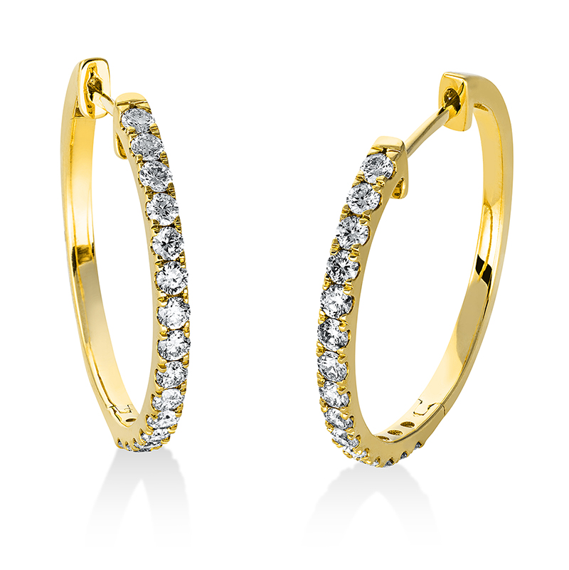 Pure! Diamonds Jewelry - Creolen 18 kt