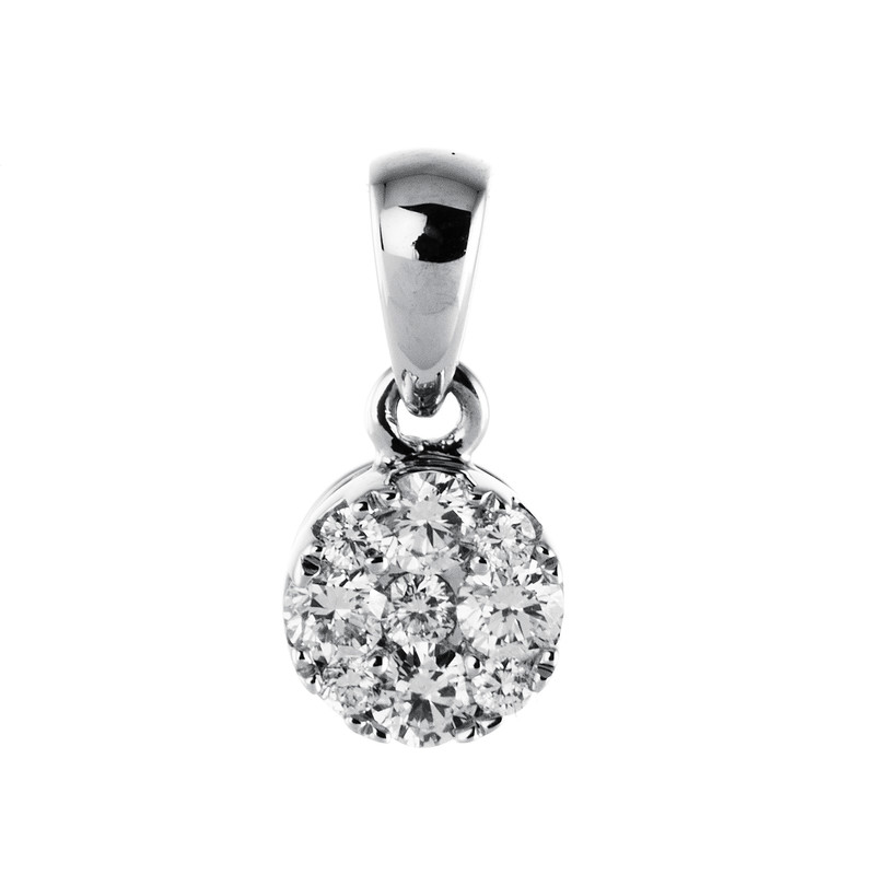 Pure! Diamonds Jewelry - Diamanten halsketting 18kt, met oogje Pure! Diamonds Jewelry - Diamanten halsketting 18kt, met oogje