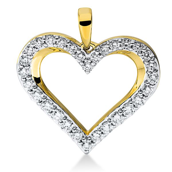 Pure! Diamonds Jewelry - Dyks' necklace 18 kt "heart", with eyelet Pure! Diamonds Jewelry - Dyks' necklace 18 kt "heart", with eyelet