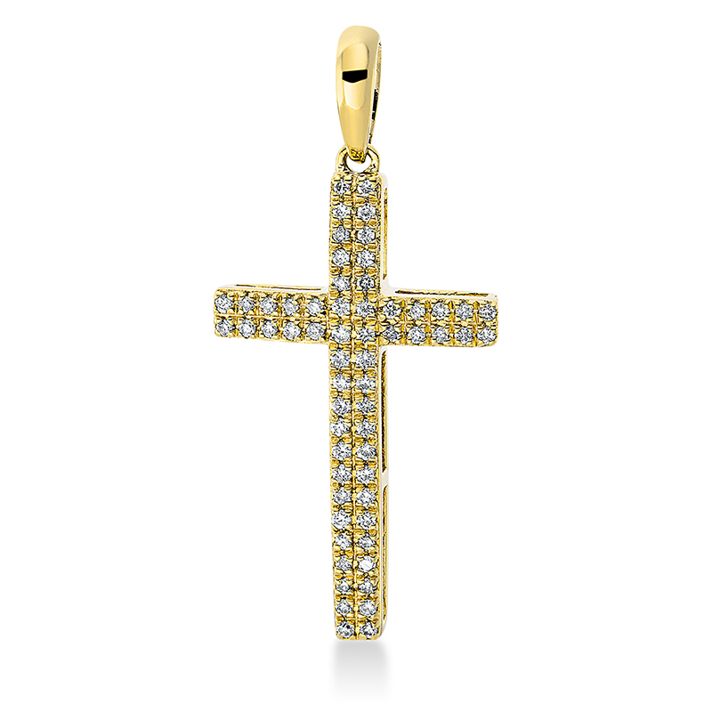 Pure! Diamonds Jewelry - Diamantkette 18 kt  "Kreuz" Pure! Diamonds Jewelry - Diamantkette 18 kt  "Kreuz"