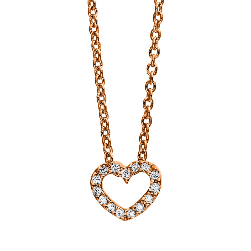 Pure! Diamonds Jewelry - Collier 18 kt "Cœur"